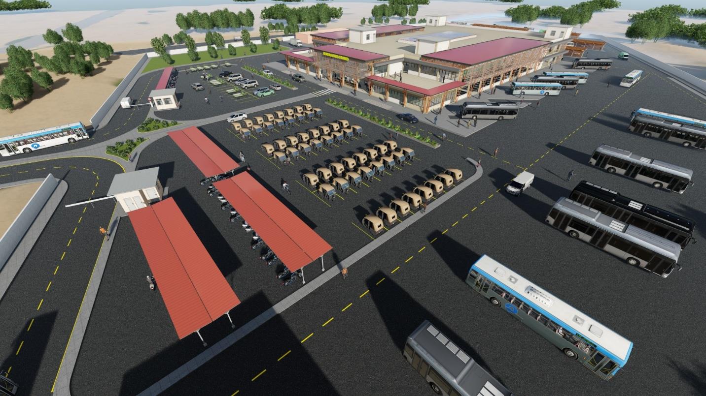 Bus Stand at Wapiwapi Area in Napupa