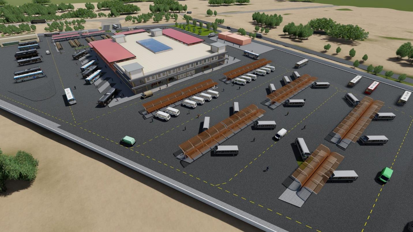 Bus Stand at Wapiwapi Area in Napupa